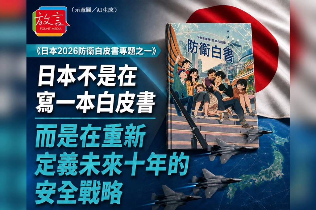 日本不是在寫一本白皮書　而是在重新定義未來十年的安全戰略／《日本2026防衛白皮書專題之一》