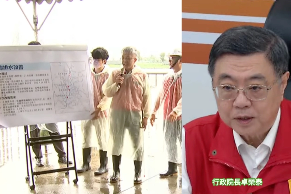 在野黨說勘災可用二備金...卓榮泰欣然接受今赴屏東視察:排除困難來現場