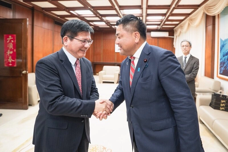 林佳龍接見日本眾議員團