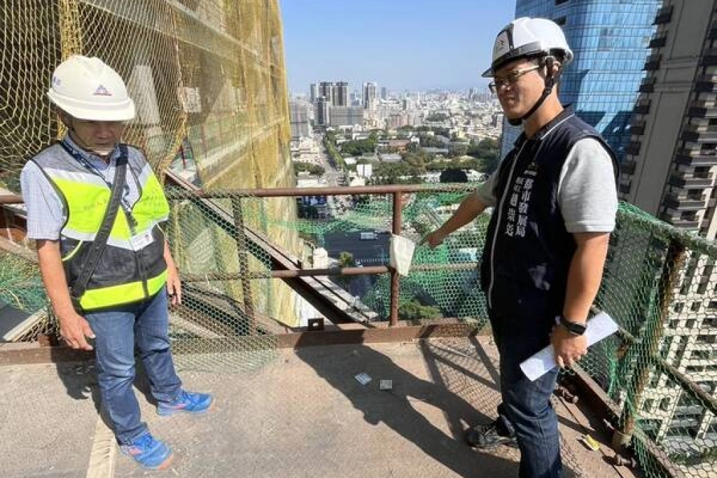 台中七期工地軟管掉落　市府專案稽查