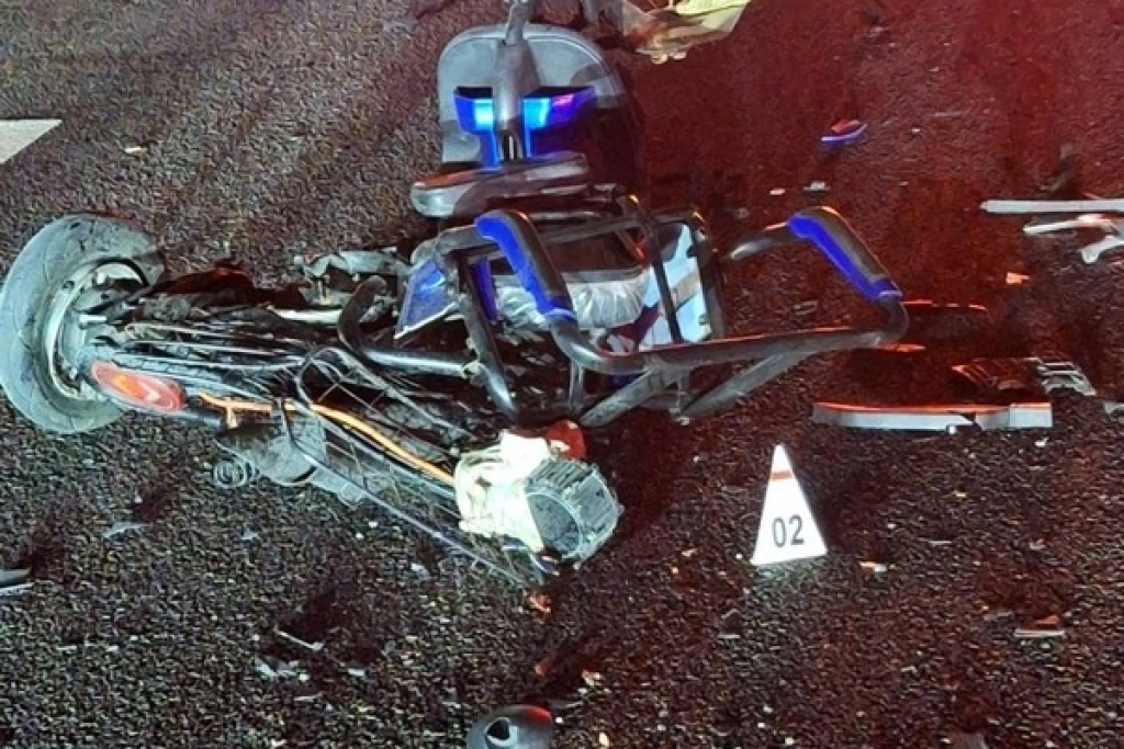 電輔三輪車逆向騎上國3竹南段　8旬翁遭撞亡