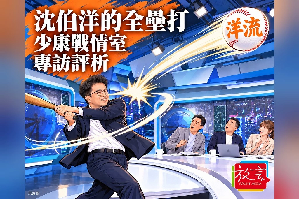【豁然開朗】沈伯洋的全壘打：少康戰情室專訪評析