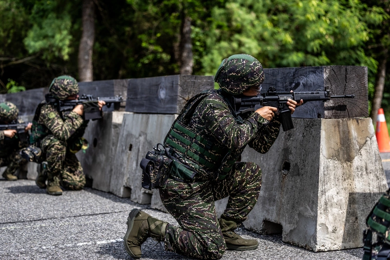 第一作戰區應援演練　無人機M60A3戰車驗證協同作戰