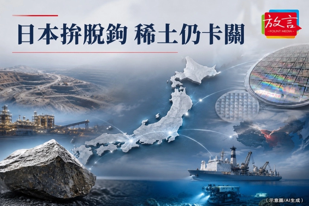 高市早苗喊出日本不缺稀土！海底泥漿、澳洲礦源與拆解空調　東京自救擺脫卡在中國依賴