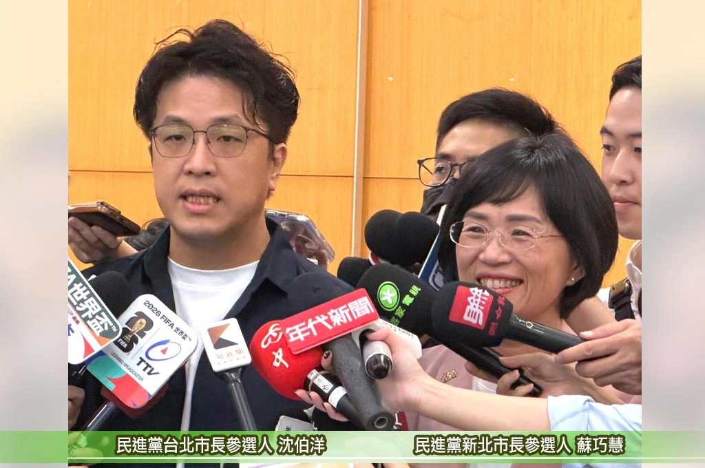 綠營推「雙母雞」打北台選戰？沈伯洋妙回：蘇巧慧是領頭羊、我是「脖」洋「頭跟脖一樣重要」！