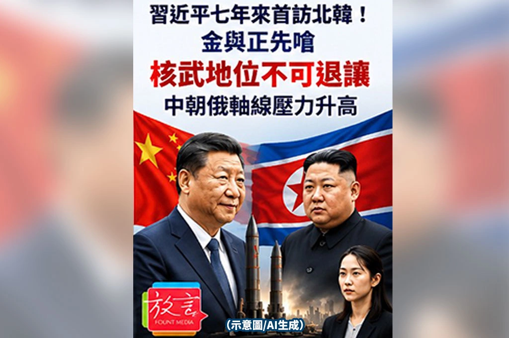 習近平七年來首訪北韓！金與正先嗆核武地位不可退讓　中朝俄軸線壓力升高