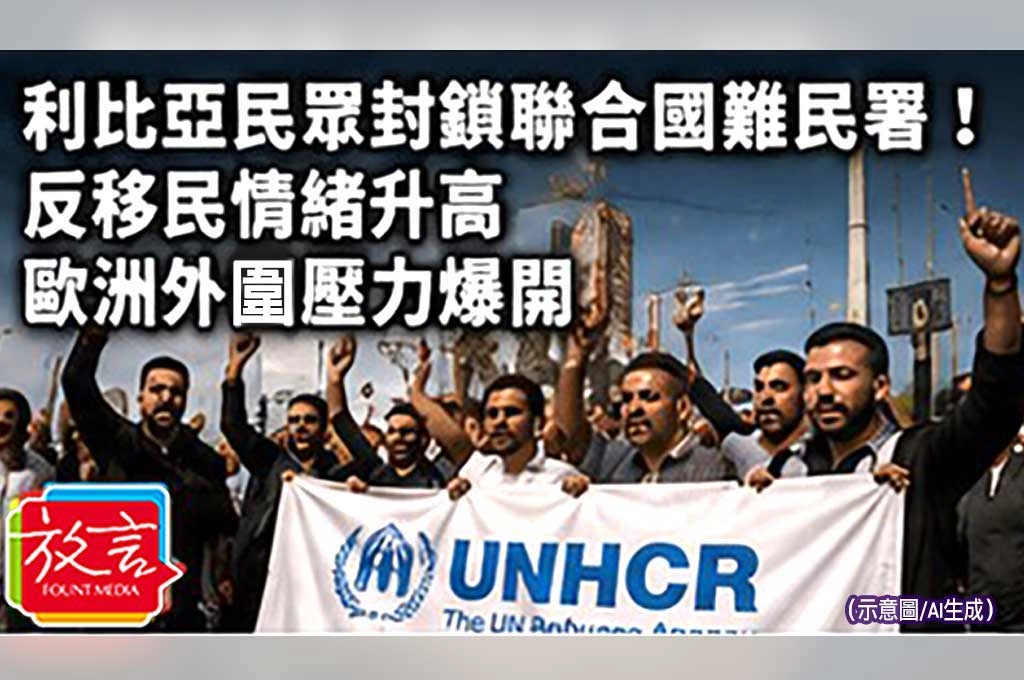 《放. 新聞／世界要聞／北非》利比亞民眾封鎖聯合國難民署！反移民情緒升高　歐洲外圍壓力爆開