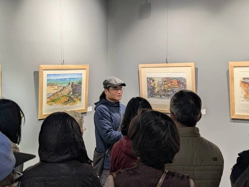 鄭開翔「浯島畫日子」個展　描繪金門生活