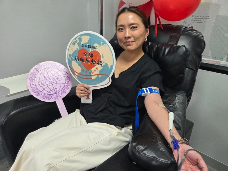 世華南非分會捐血馬拉松   近半參加者為公益首捐