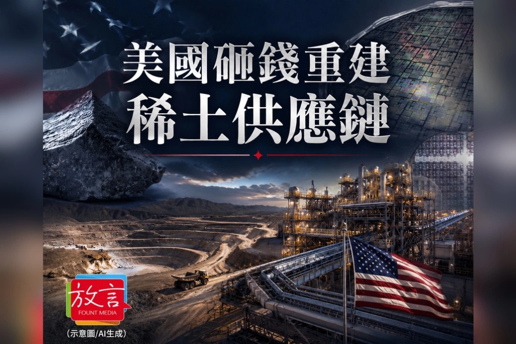 美國的稀土反制系統 用國家力量重建市場：五角大廈入股MP Materials