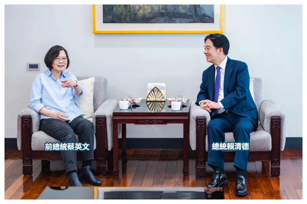 再向公民致謝！蔡英文指罷免無論成敗皆「民主史重要一步」：希望眾人續挺賴清德團隊「一同為心愛台灣打拼」！