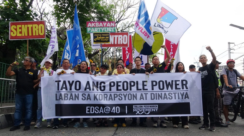 菲律賓人民力量革命40週年  萬人上街反貪污