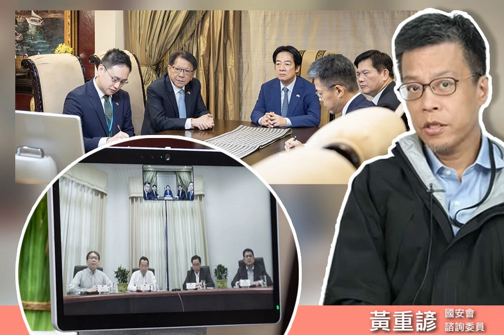 吳釗燮未隨賴清德出訪?蕭美琴為何未現身視訊? 黃重諺親解內幕:國安系統長期就是這樣分工
