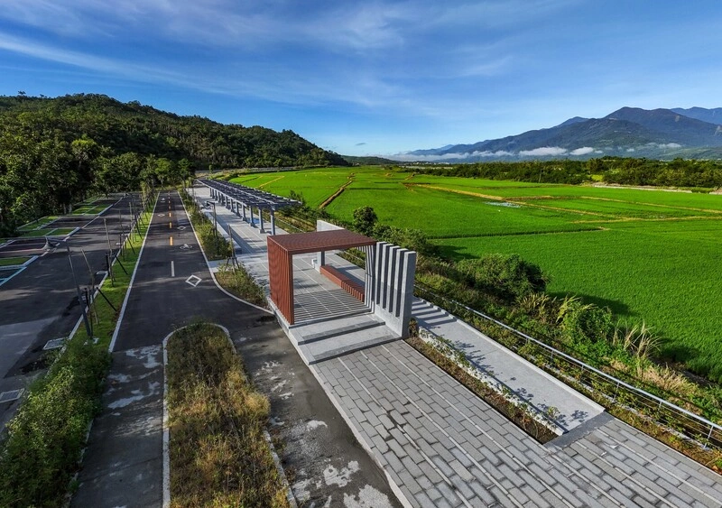 綠色運具遊花東  安通鐵馬驛站設置電動充電樁