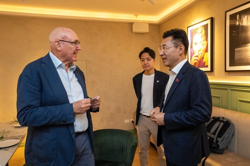 拜會澳洲萊德市長　江啟臣盼持續深化台澳合作關係