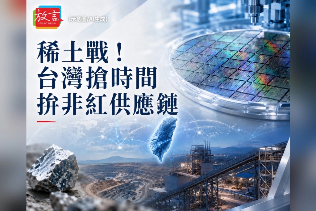 台灣半導體暫不怕稀土斷鏈！真正風險在設備交期與長臂管轄　工研院能否拼上非紅供應鏈