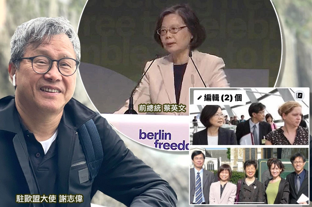 揭2011蔡英文訪英德經歷!謝志偉指台灣「內外紅統相逼」仍捍衛自由、民主、人權...使柏林充滿「台灣旋風+小英魅力」!