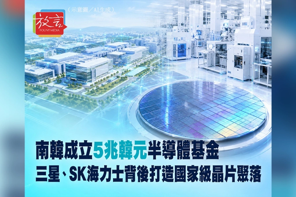 南韓成立5兆韓元半導體基金　三星、SK海力士背後打造國家級晶片聚落