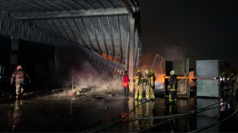 台南市南區某實業公司倉庫火警