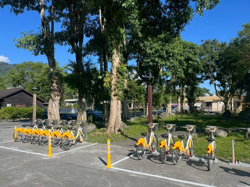 助花蓮光復災後交通運作　YouBike光復糖廠站啟用