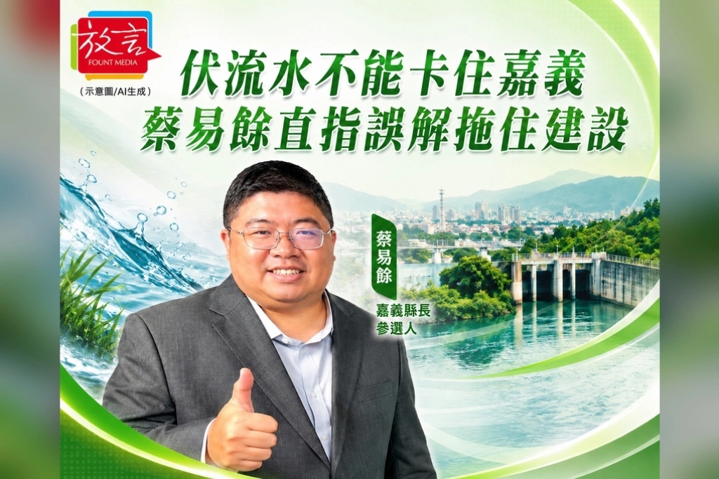 蔡易餘揭伏流水計畫遭地方誤解卡關　「不是沒有預算，是縣府與公所不同調」