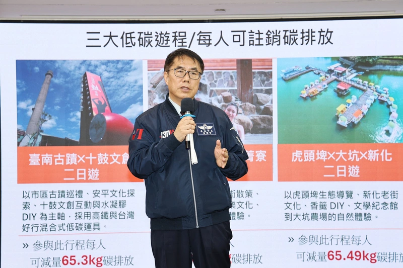 打造綠色旅遊　台南推出3條減碳遊程