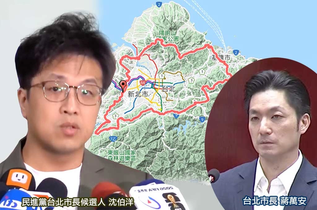 「大台北天際線」和蔣萬安交鋒...沈伯洋反打臉「北市府假消息不妥」：我沒說過要蓋步道！