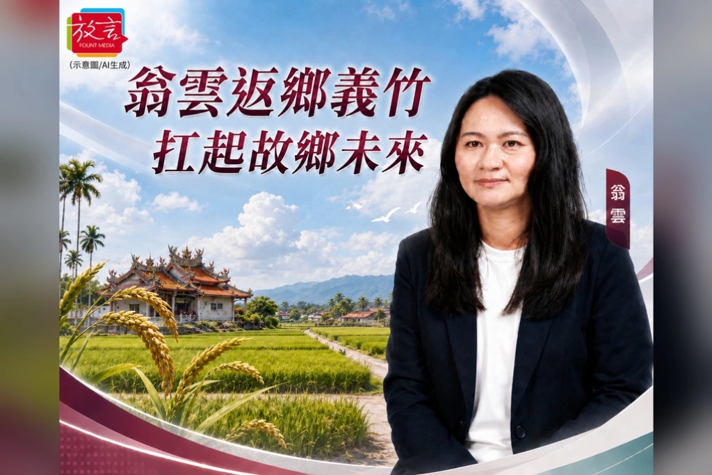 翁雲辭13年外商工作返鄉　挑戰義竹人口老化：不是回來選一次，是對故鄉的承諾