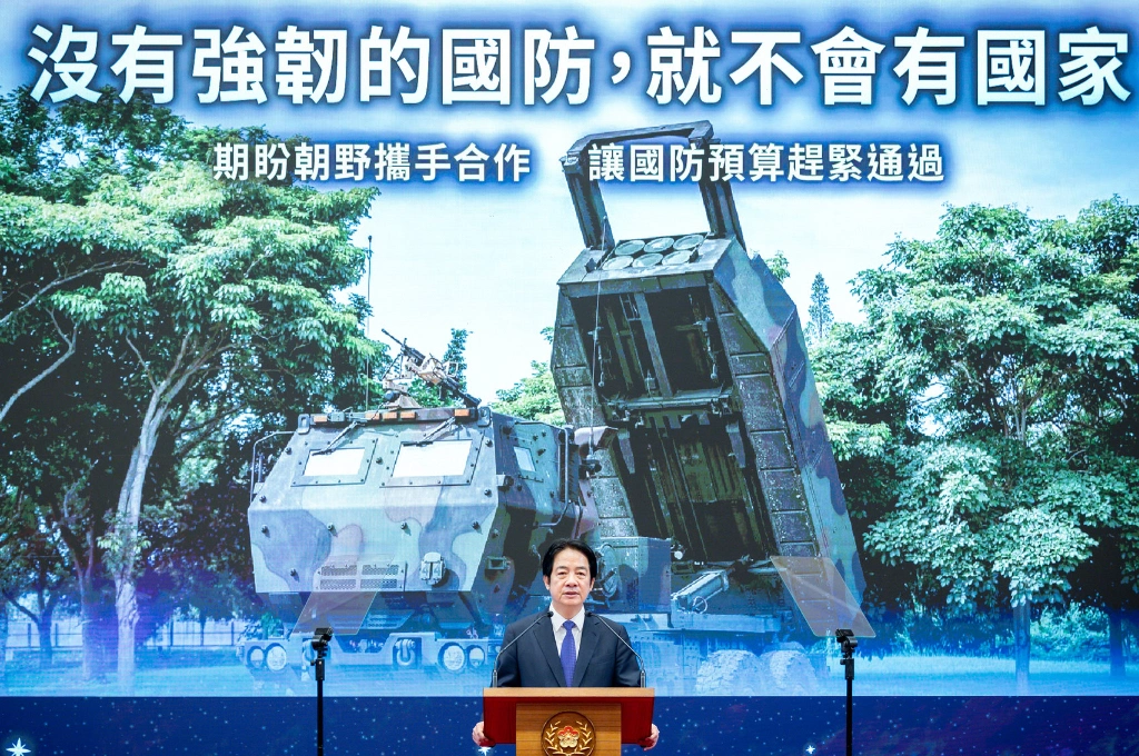 元旦談話揭四大目標...賴清德再次呼籲朝野通過國防預算：面對中國軍事野心、台灣沒時間等待內耗