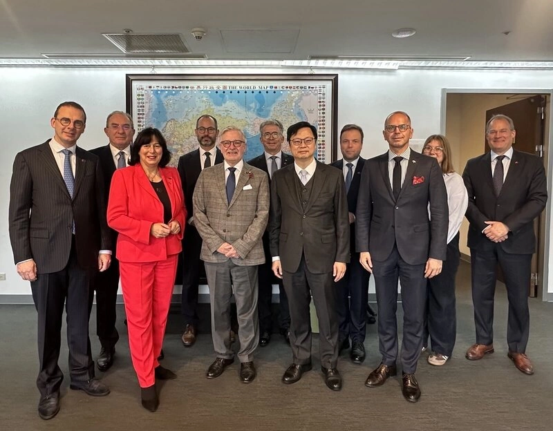 歐洲議會議員團訪台