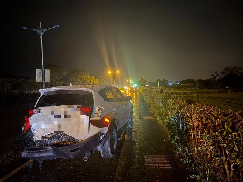 花蓮鳳林刑警酒駕追撞3傷  記大過、調離現職