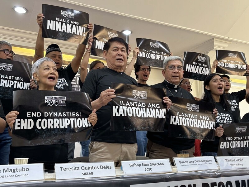 菲律賓民團宣布發動反貪污大示威