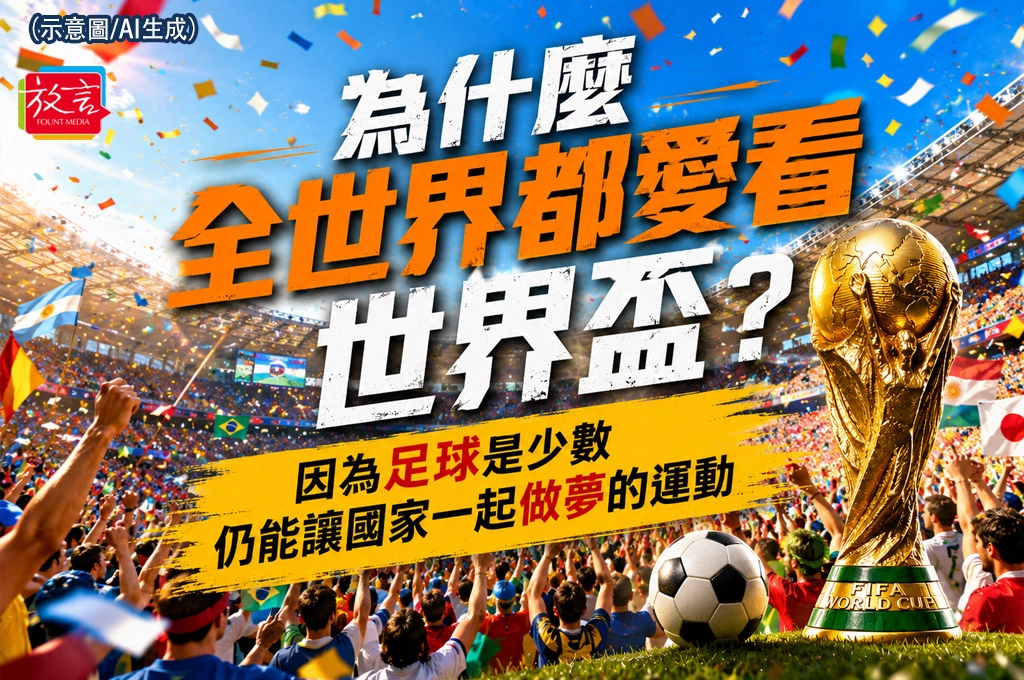 《放. 新聞／世足賽》為什麼全世界都愛看世界盃？因為足球是少數仍能讓國家一起做夢的運動
