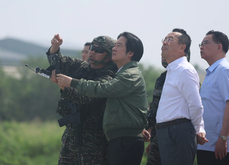 父親節逢漢光演習　賴總統向國軍官兵及家人致敬