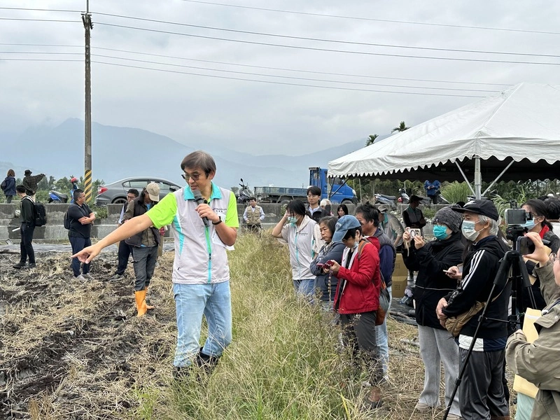 光復農田泥砂掩埋　花改場提改良土壤策略