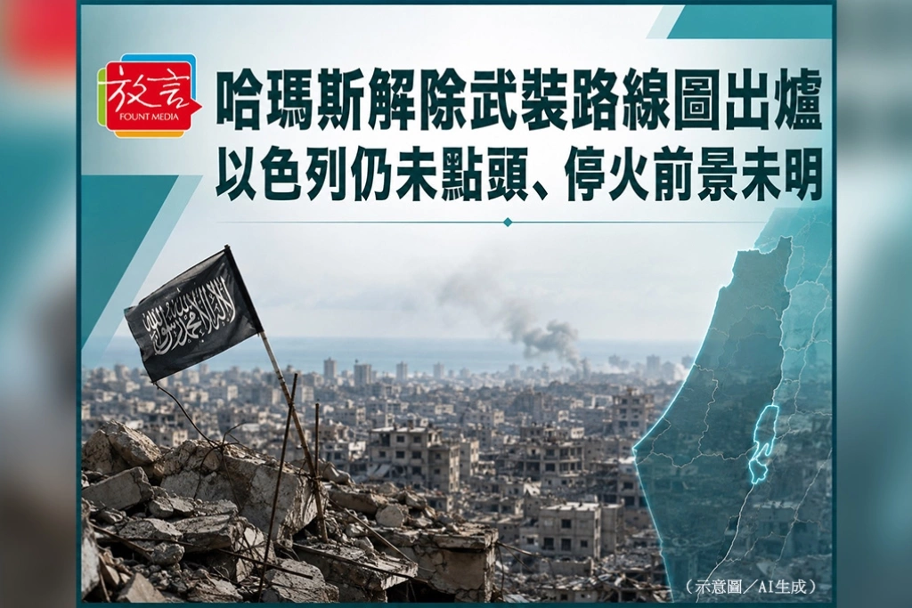 哈瑪斯解除武裝路線圖出爐　以色列仍未點頭、停火前景未明