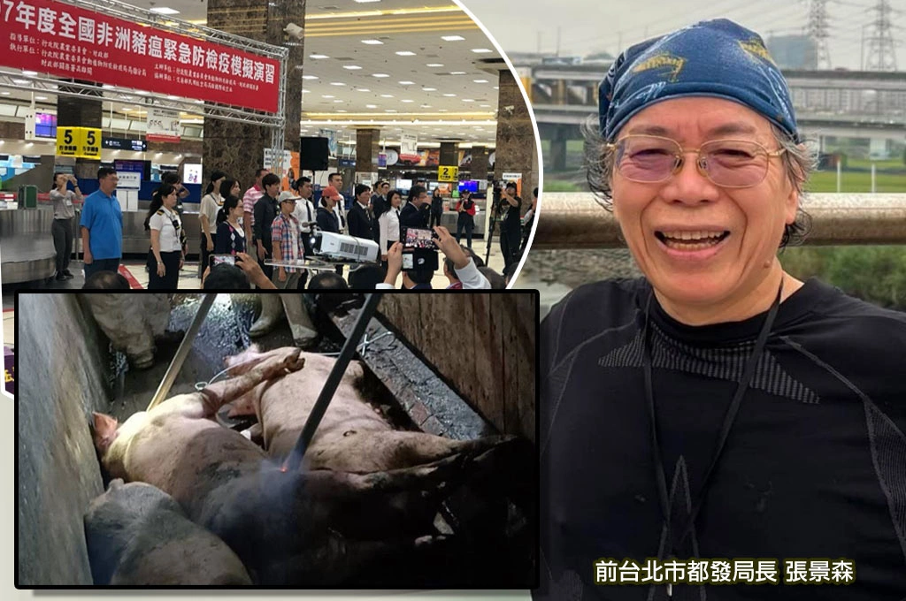 台中出現非洲豬瘟通報案例...張景森提「四階段應變機制」！喊話台灣防疫深受WOAH肯定：政府按原規劃陳著應戰！
