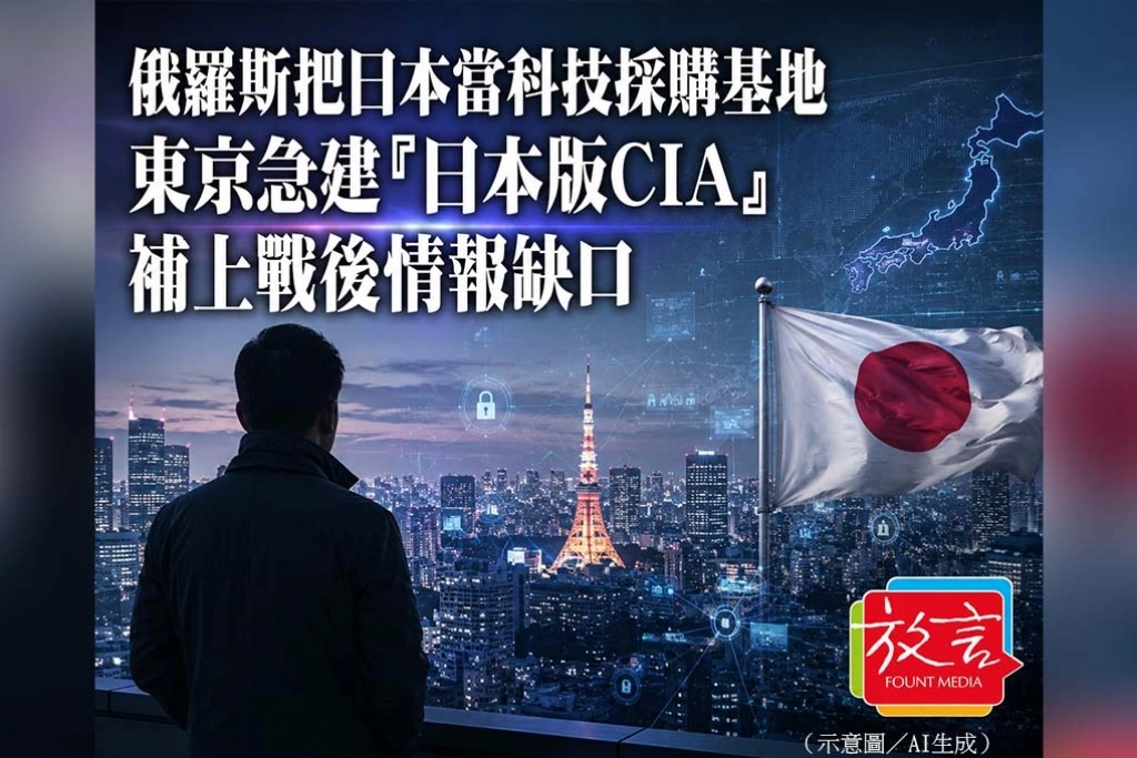 《放．新聞／世界要聞》俄羅斯把日本當科技採購基地　東京急建「日本版CIA」補上戰後情報缺口