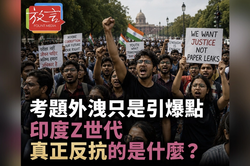 考題外洩只是引爆點　印度Z世代真正反抗的是什麼？