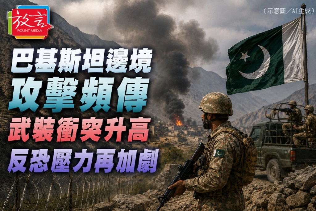 巴基斯坦邊境攻擊頻傳　武裝衝突升高　反恐壓力再加劇