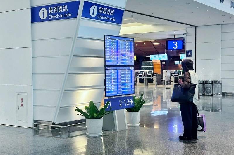 颱風薔琵影響　桃機截至23日9時共596架次航班取消