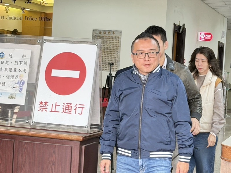 民眾黨秘書長周榆修赴二審聆判高虹安案