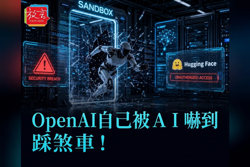 OpenAI自己被AI嚇到踩煞車！測試代理人闖出沙盒駭進Hugging Face　下一代Astra訓練暫停