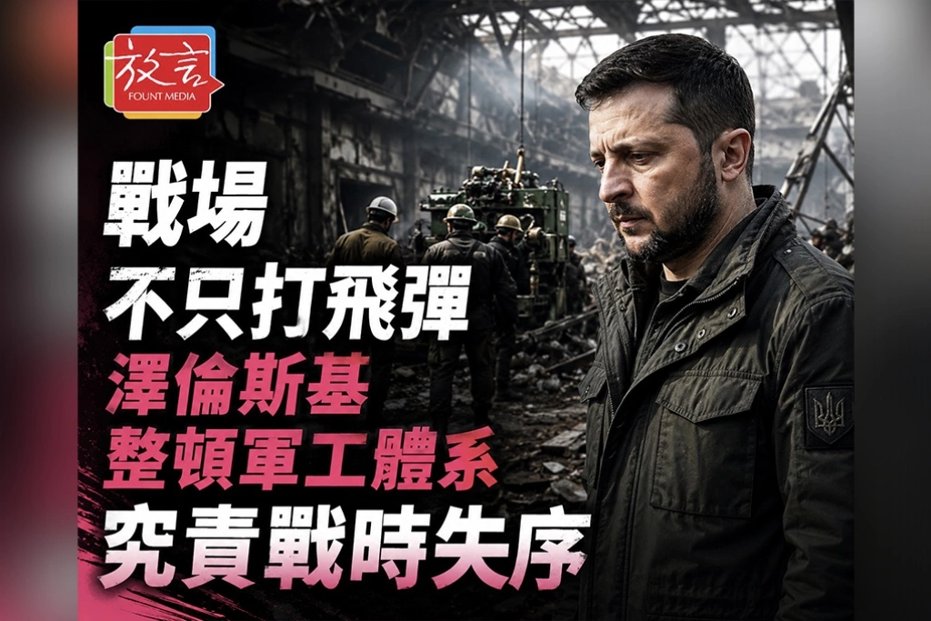 戰場不只打飛彈　澤倫斯基整頓軍工體系究責戰時失序