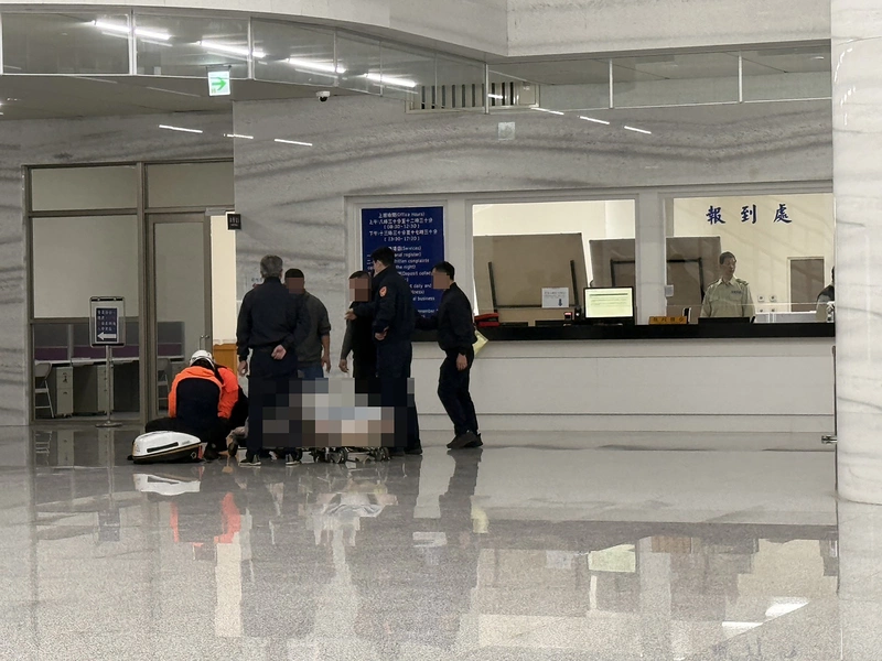 赴彰檢洽公突倒地無生命徵象　急救挽回一命