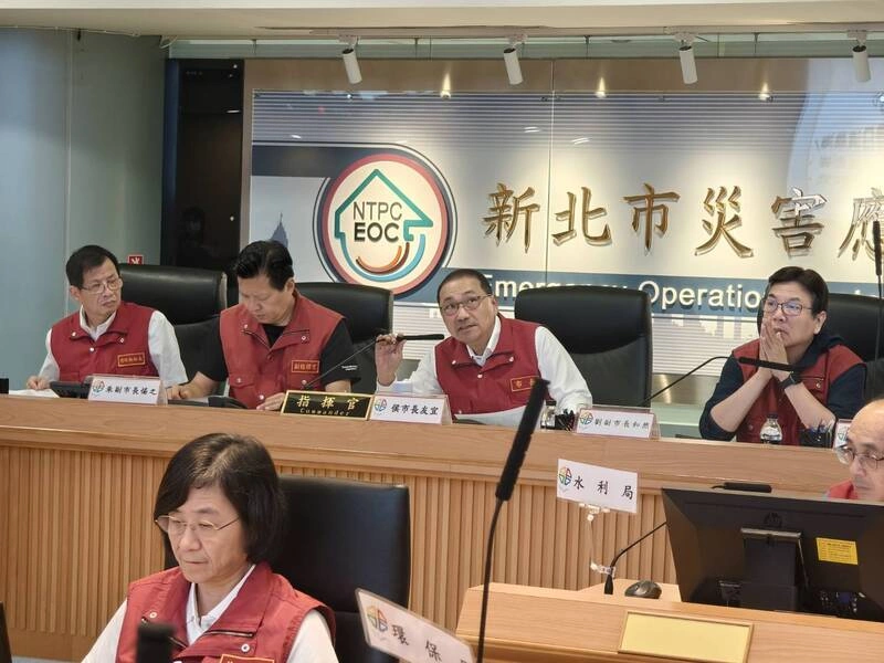 颱風逼近烏來崩塌發生率90%　侯友宜指示預防性撤離