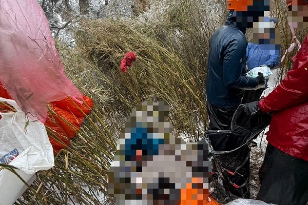 氣候不佳　雪霸匹匹達山失溫罹難遺體待吊掛