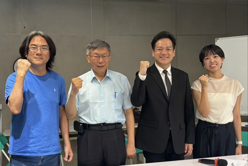 竹北市長選戰  柯文哲為邱臣遠站台指藍白合續協商