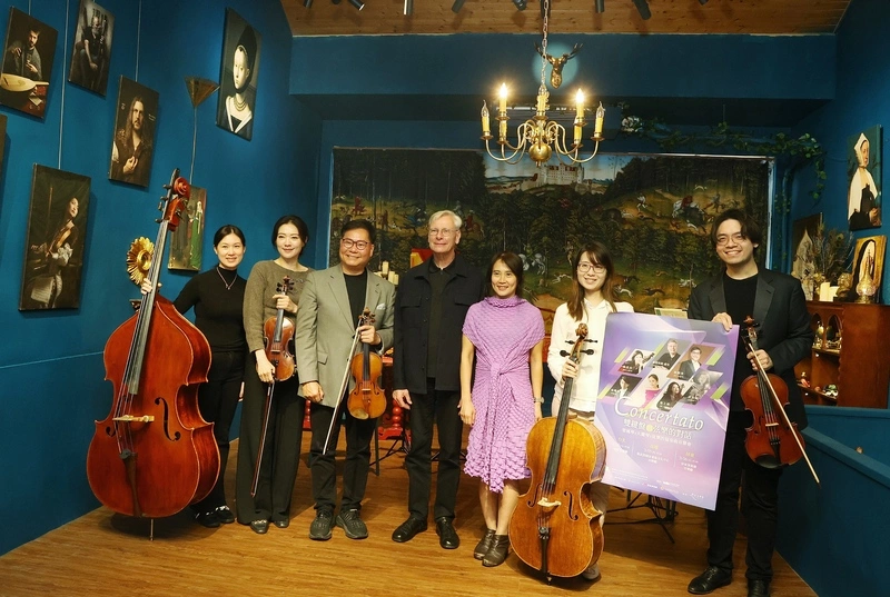 蘇顯達率弦樂五重奏　站上音樂廳高台與管風琴共演