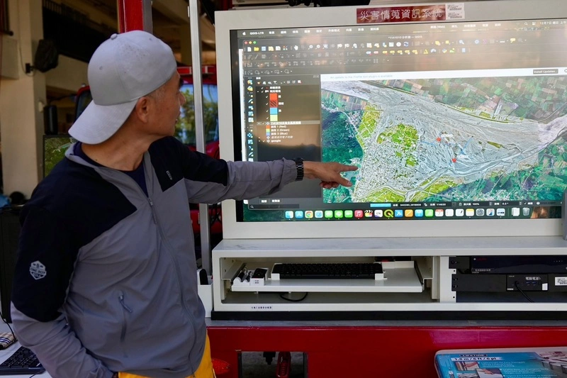 屏東特搜義消無人機分隊　3D建模分析花蓮災區